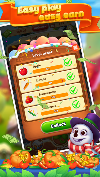 Christmas Farm - Gameplay image of android game