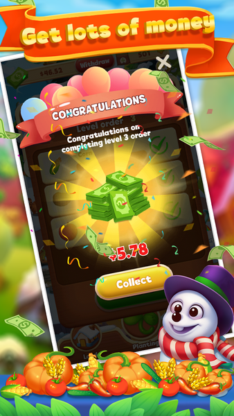 Christmas Farm - Gameplay image of android game