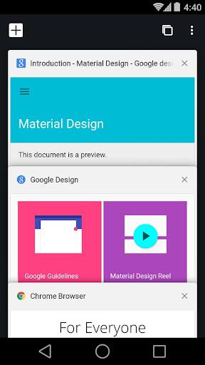 Chrome Beta - Image screenshot of android app