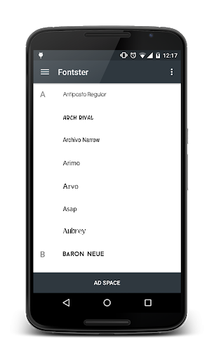 Fontster (Root) - عکس برنامه موبایلی اندروید