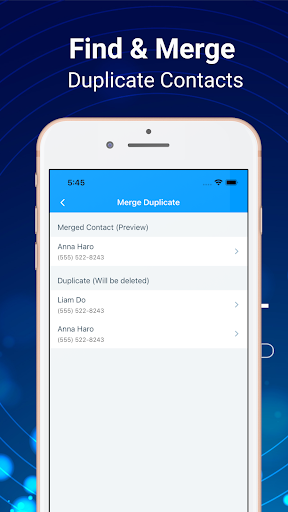 Contact Cleanup - Merge Duplicate Contacts - Image screenshot of android app
