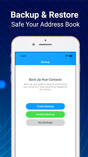 Contact Cleanup - Merge Duplicate Contacts - Image screenshot of android app