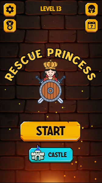Save Princess - Gameplay image of android game