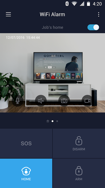 WiFi Control Alarm - Image screenshot of android app