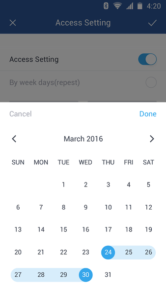 WiFi Control Alarm - Image screenshot of android app