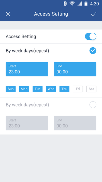 WiFi Control Alarm - Image screenshot of android app