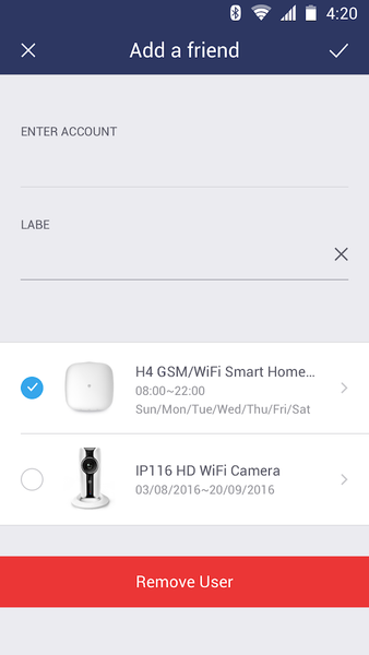 HomeCloud System - عکس برنامه موبایلی اندروید