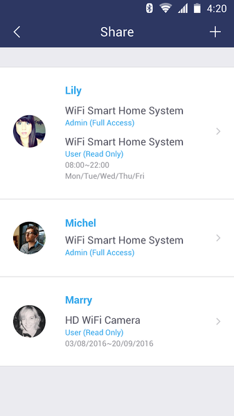 HomeCloud System - عکس برنامه موبایلی اندروید
