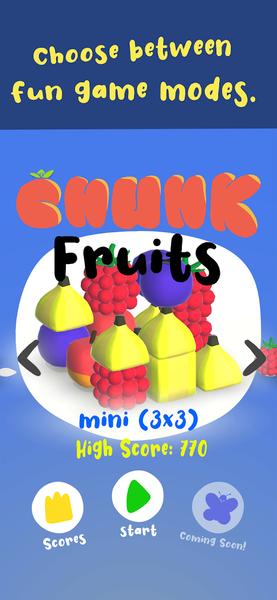 Chunk Fruits - Match-۳ Puzzler - عکس بازی موبایلی اندروید