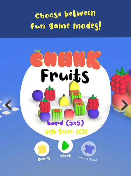 Chunk Fruits - Match-۳ Puzzler - عکس بازی موبایلی اندروید