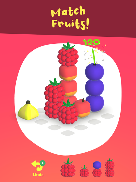 Chunk Fruits - Match-۳ Puzzler - عکس بازی موبایلی اندروید