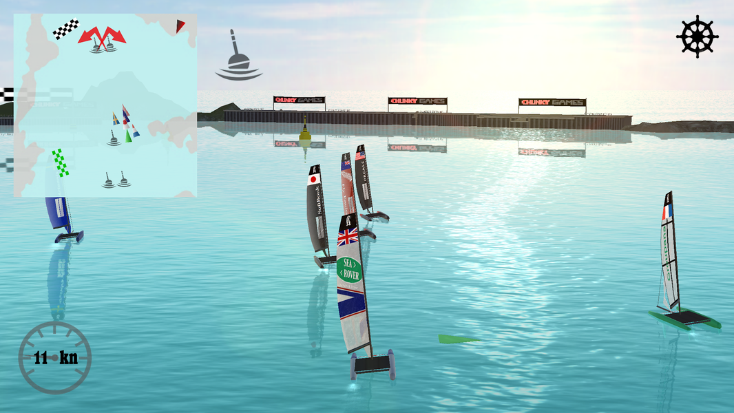 American Cup Sailing - عکس بازی موبایلی اندروید