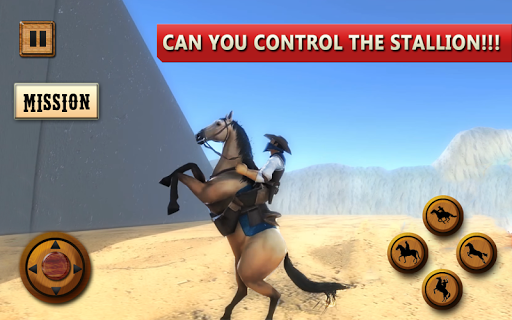 Horse Riding: 3D Horse game - Gameplay image of android game