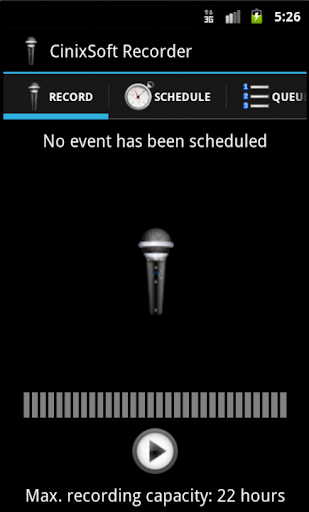 Schedule Voice Recorder - عکس برنامه موبایلی اندروید
