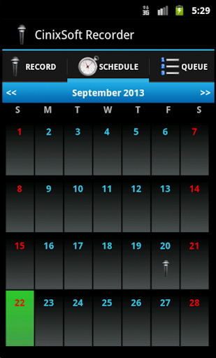 Schedule Voice Recorder - عکس برنامه موبایلی اندروید