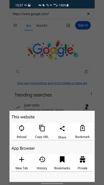 Cac Browser - عکس برنامه موبایلی اندروید