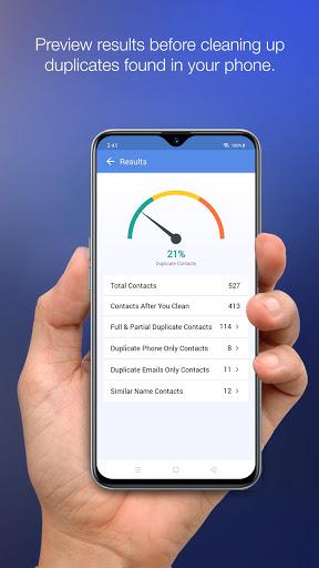 Cleanup Duplicate Contacts - عکس برنامه موبایلی اندروید