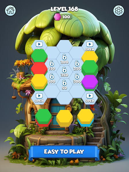 Hexa Match - Gameplay image of android game