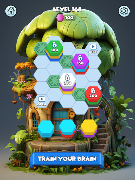 Hexa Match - Gameplay image of android game