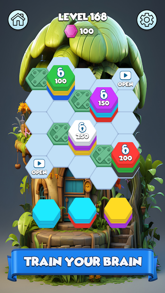 Hexa Match - Gameplay image of android game