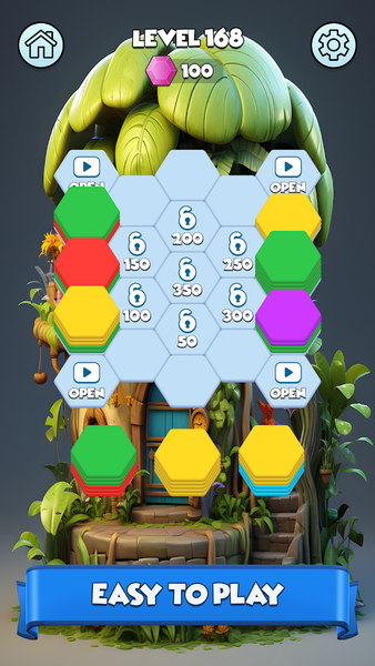 Hexa Match - Gameplay image of android game