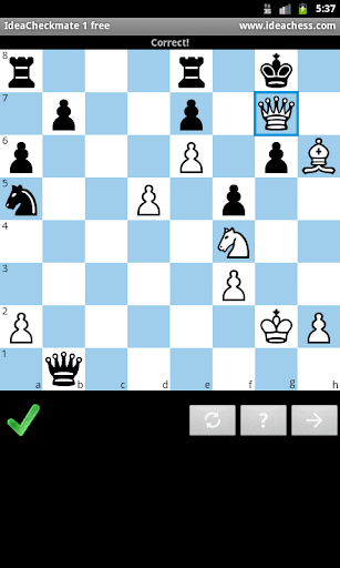 1 move checkmate chess puzzles - Gameplay image of android game