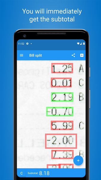 Bill Split, share expenses - Image screenshot of android app