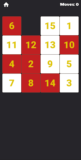 Slide puzzle 15 - Image screenshot of android app