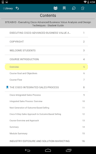 Cisco eReader - عکس برنامه موبایلی اندروید