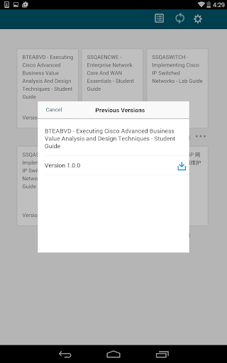 Cisco eReader - عکس برنامه موبایلی اندروید