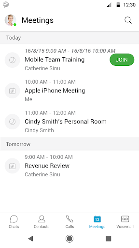 Cisco Jabber - عکس برنامه موبایلی اندروید