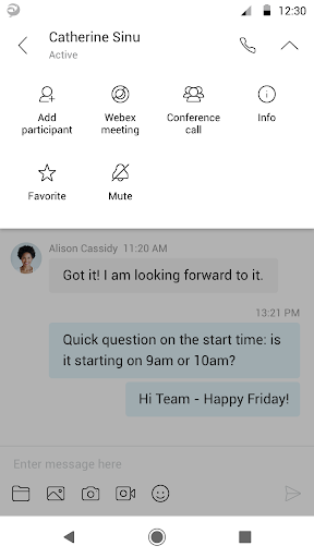 Cisco Jabber - عکس برنامه موبایلی اندروید