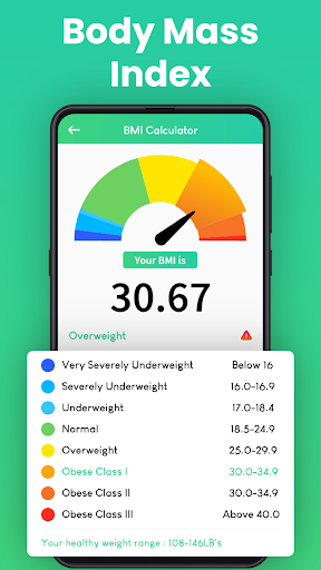 BMI Calculator -Ideal weight - عکس برنامه موبایلی اندروید