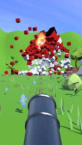 Cannons Evolved - Demolish, Cannon & Ball Shooting - Gameplay image of android game