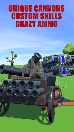 Cannons Evolved - Demolish, Cannon & Ball Shooting - Gameplay image of android game