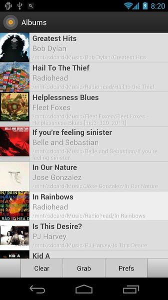 Album Art Grabber - Image screenshot of android app