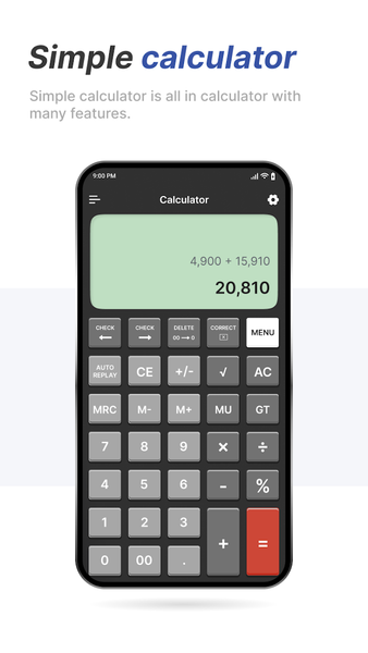 Simple Calc - Citizen Style - Image screenshot of android app