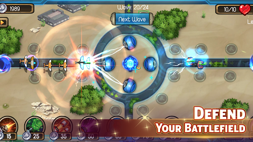 Tower Defense: Galaxy Legend - Gameplay image of android game