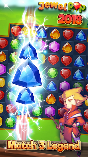 Jewel Pop: Match 3 Legend - Gameplay image of android game