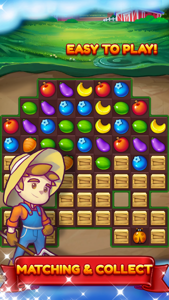 Juice store: Match 3 Puzzle - Gameplay image of android game