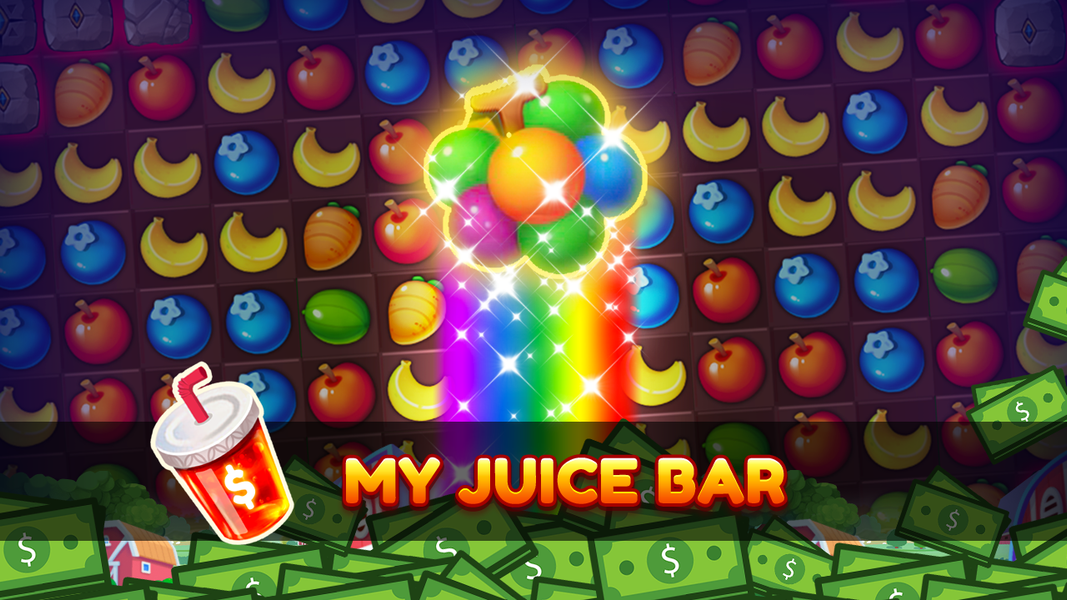Juice store: Match ۳ Puzzle - عکس بازی موبایلی اندروید