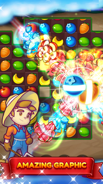 Juice store: Match ۳ Puzzle - عکس بازی موبایلی اندروید