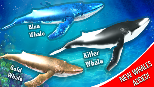 Blue Whale Simulator - Game - Gameplay image of android game