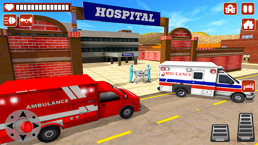 City Ambulance Rescue Driver-Emergency Rescue Game - Image screenshot of android app