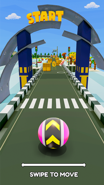 City Ball Run Game: Ball Games - Gameplay image of android game