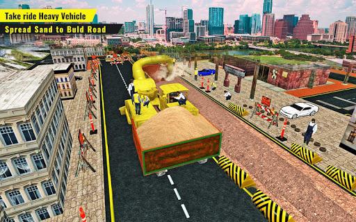 City Builder Real Road Construction - Gameplay image of android game