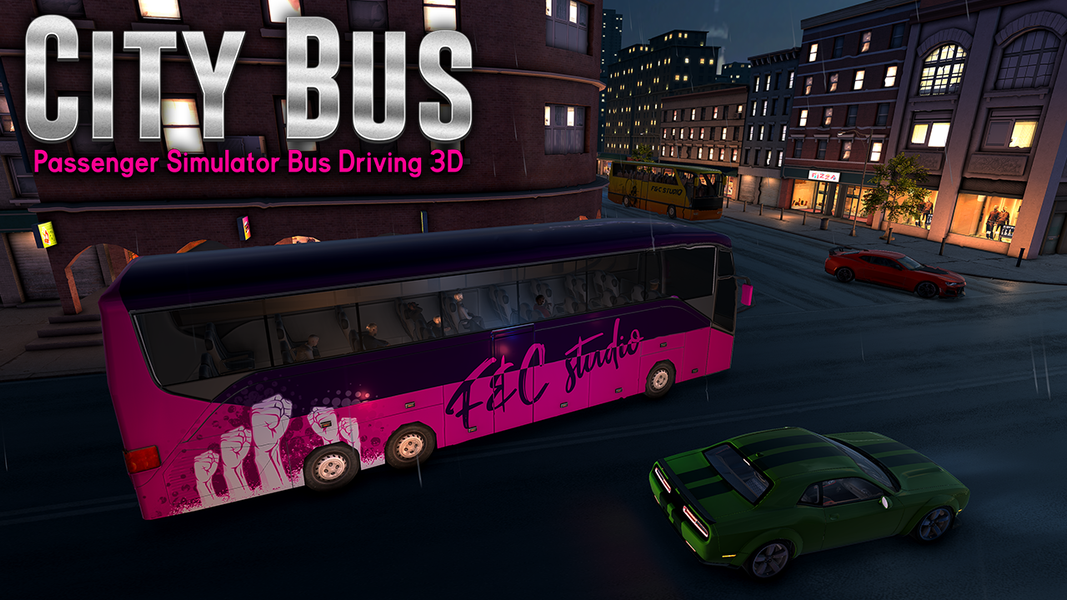 City Bus Passenger Games 3D - عکس برنامه موبایلی اندروید