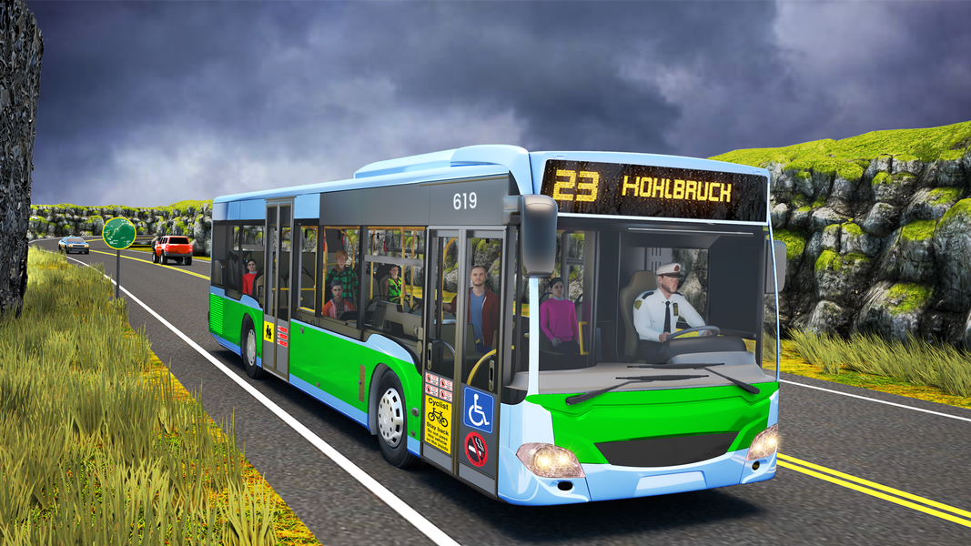 Coach Bus Simulator Bus Games - Gameplay image of android game