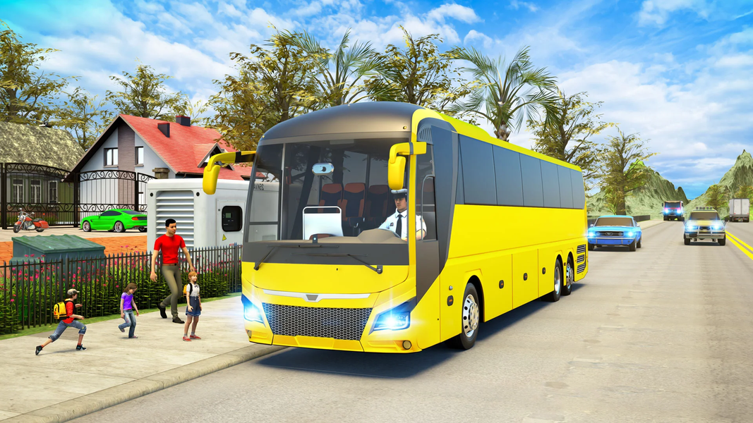 Coach Bus Simulator Bus Games - Gameplay image of android game