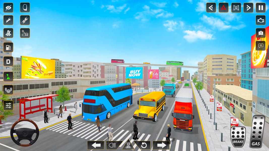 Bus Games Bus Simulator Games - Gameplay image of android game